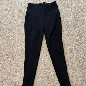 Women's Black High-Waisted Thermal Leggings